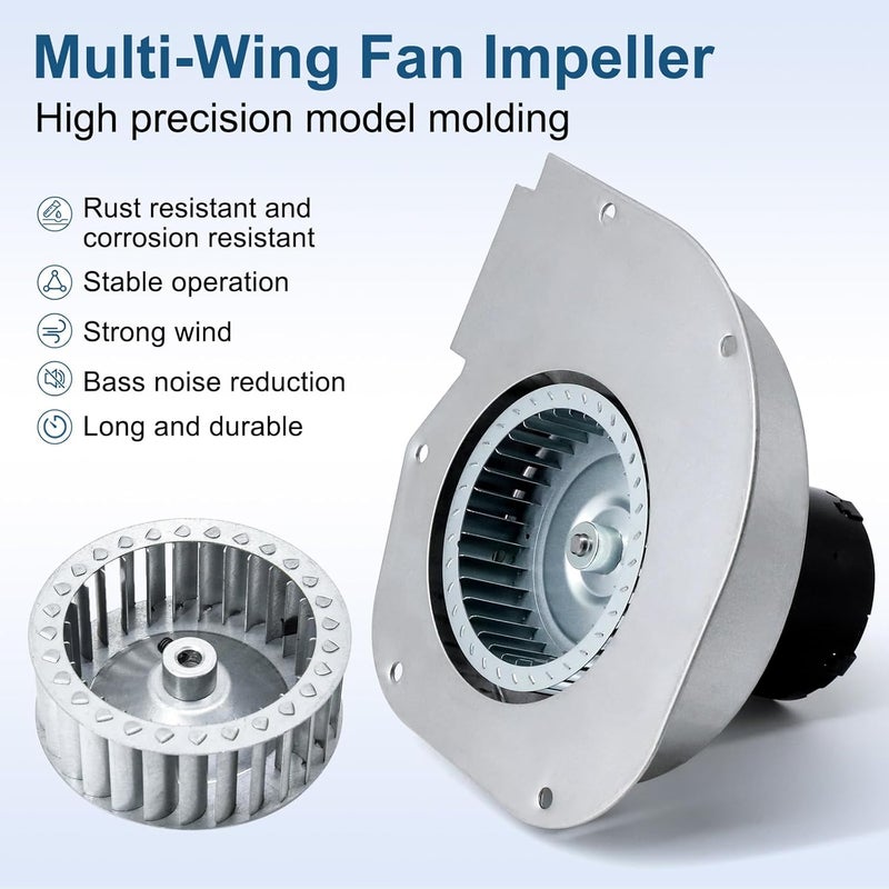 Criditpid A269 Draft Inducer Blower Motor Replacement for Trane 7021-11054, X38040363010, Fasco 7021-11242, 7021-11852, 7121-11242, Dayton 45KD35 Motor. - Image 5